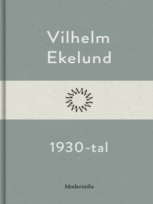 cover image of 1930-tal